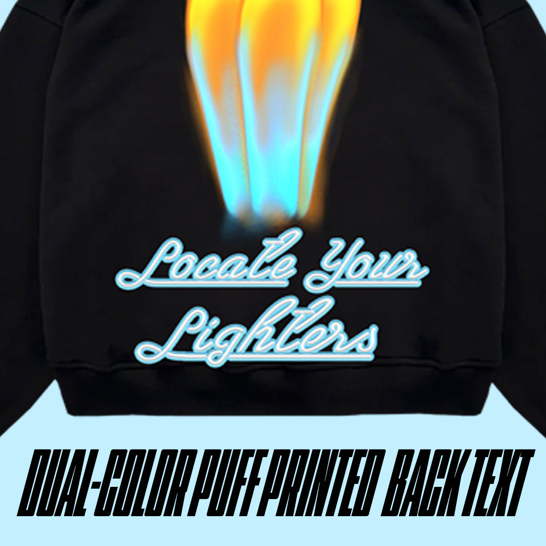 MEMBER'S ONLY "BLUE FLAME" HOODIE