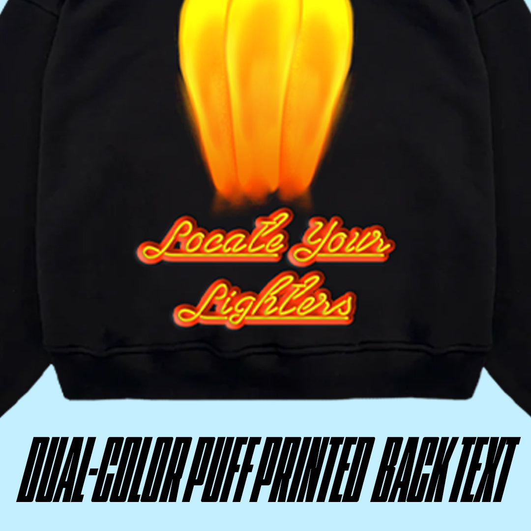 MEMBER'S ONLY "RED FLAME" HOODIE