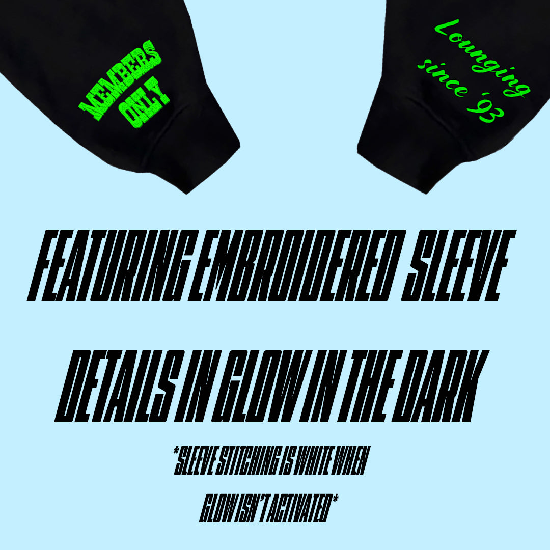 MEMBER'S ONLY "BLUE FLAME" HOODIE