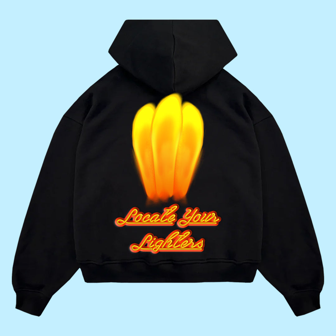 MEMBER'S ONLY "RED FLAME" HOODIE
